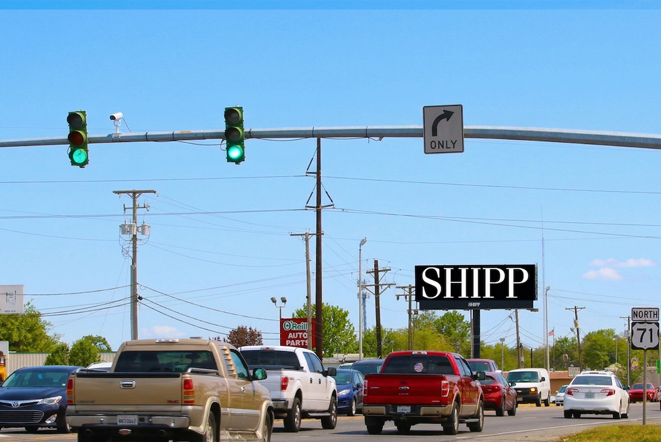 Shipp Outdoor N. Market St S face digital billboard in Shreveport, LA