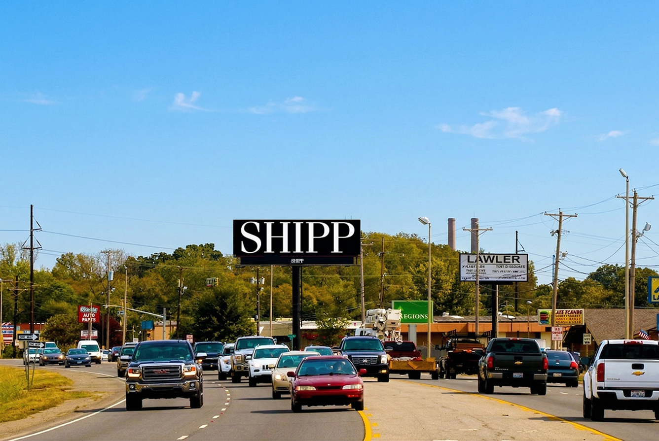 Shipp Outdoor N. Market St N face digital billboard in Shreveport, LA