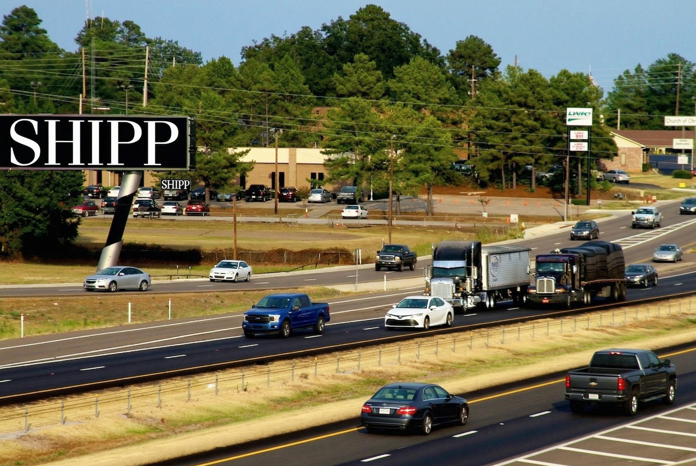 Shipp Outdoor I30 @ Nash Exit W face digital billboard in Texarkana, TX