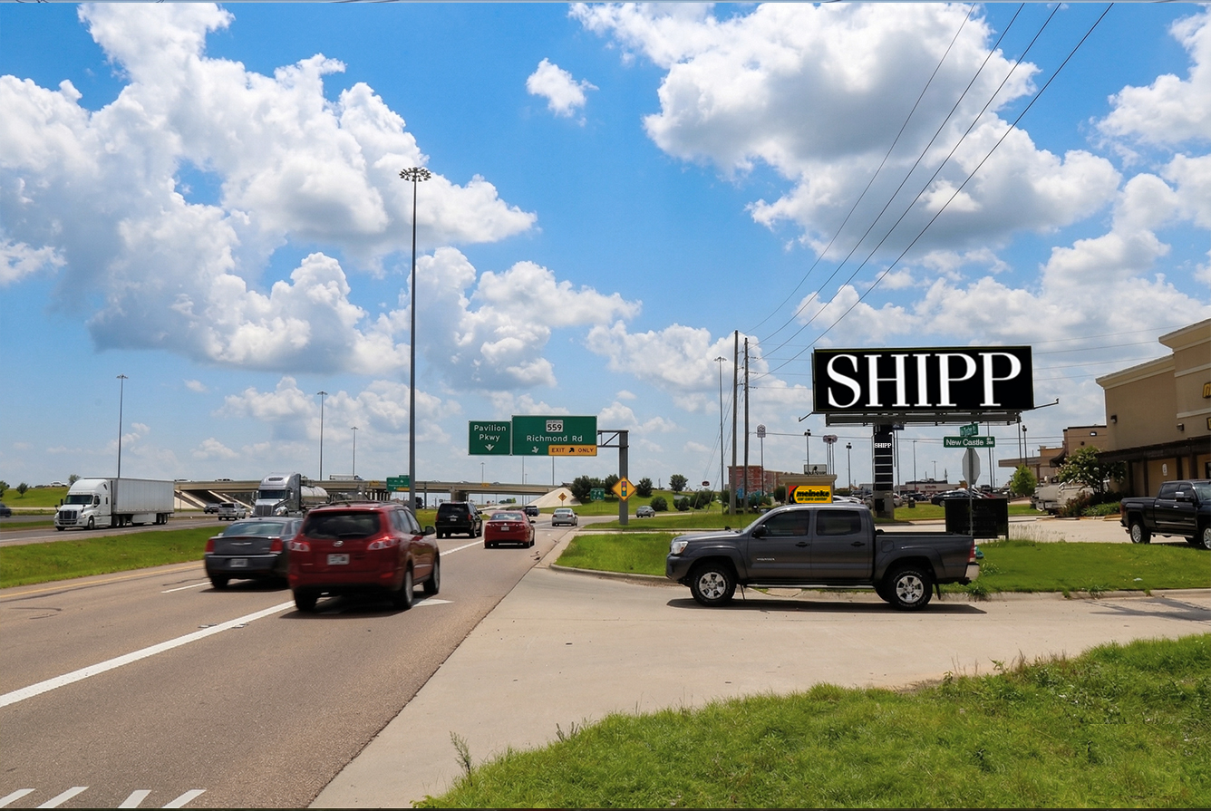 Shipp Outdoor I30 @ Richmond Exit E face digital billboard in Texarkana, TX