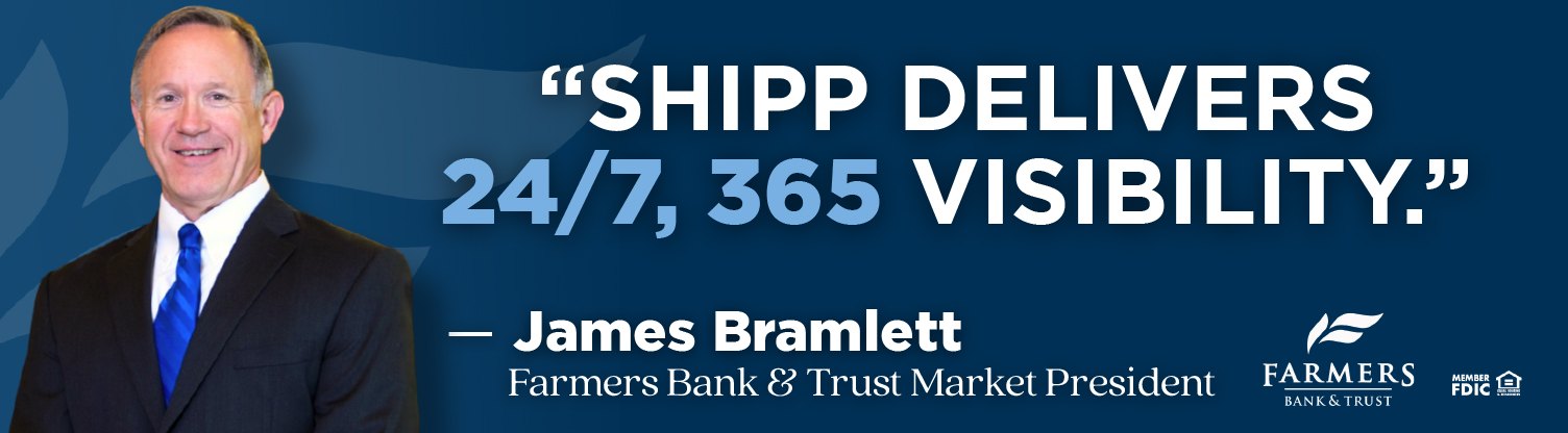 Farmers Bank & Trust testimonial billboard