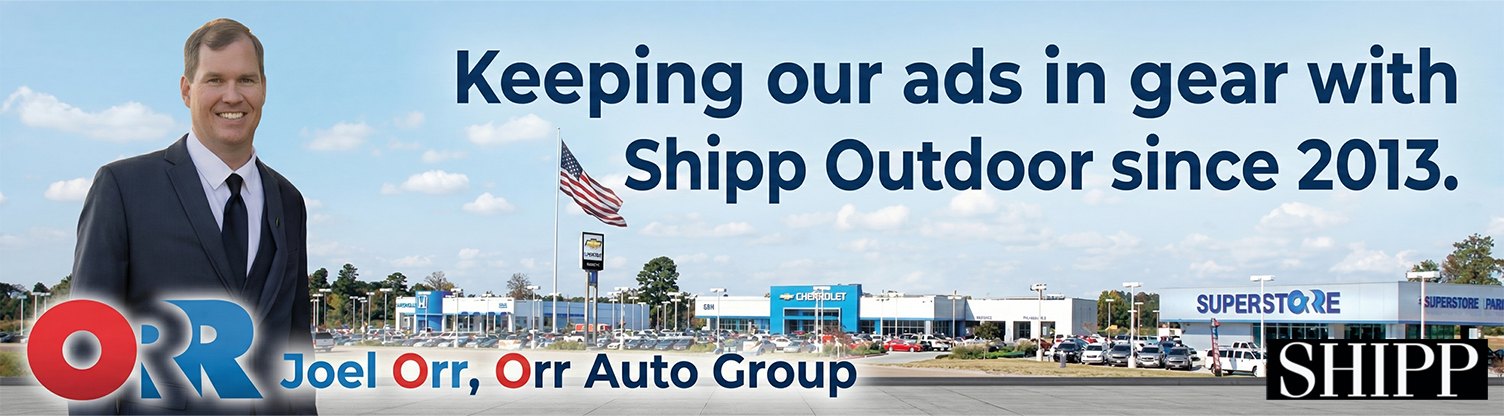 Orr Auto Group testimonial billboard