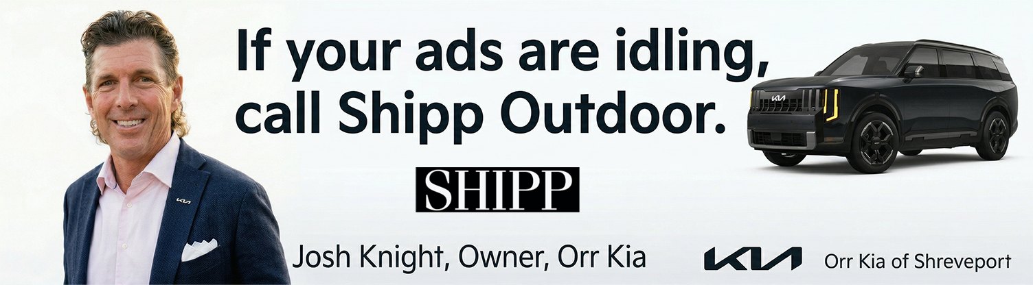 Orr Kia of Shreveport testimonial billboard