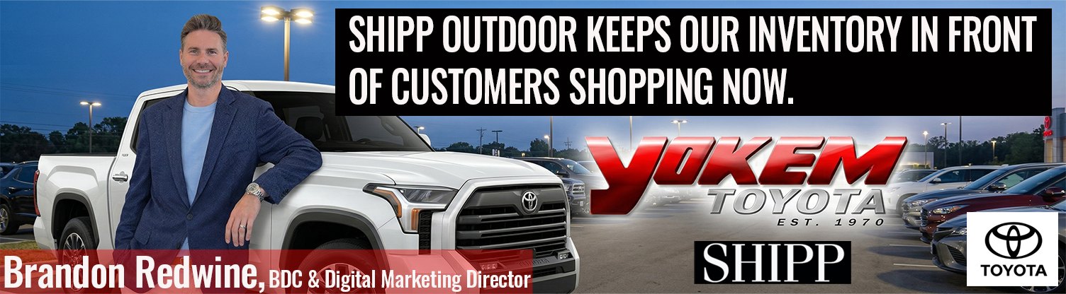 Yokem Toyota testimonial billboard